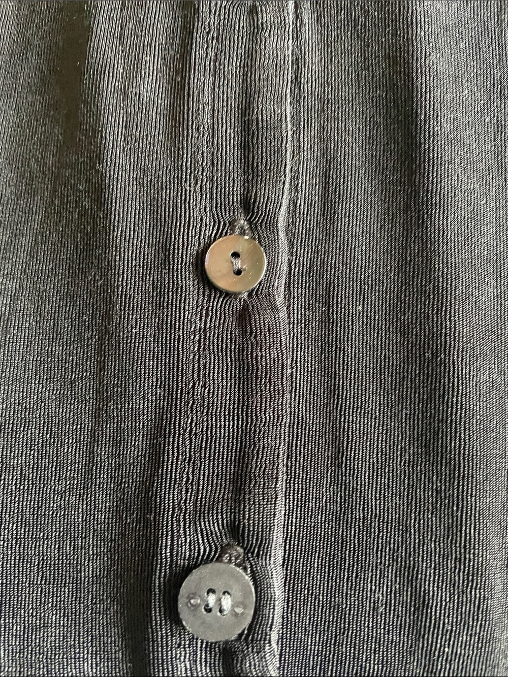 Chico's Travelers Black V-Neck Button-Front Cardigan - Picture 5 of 10